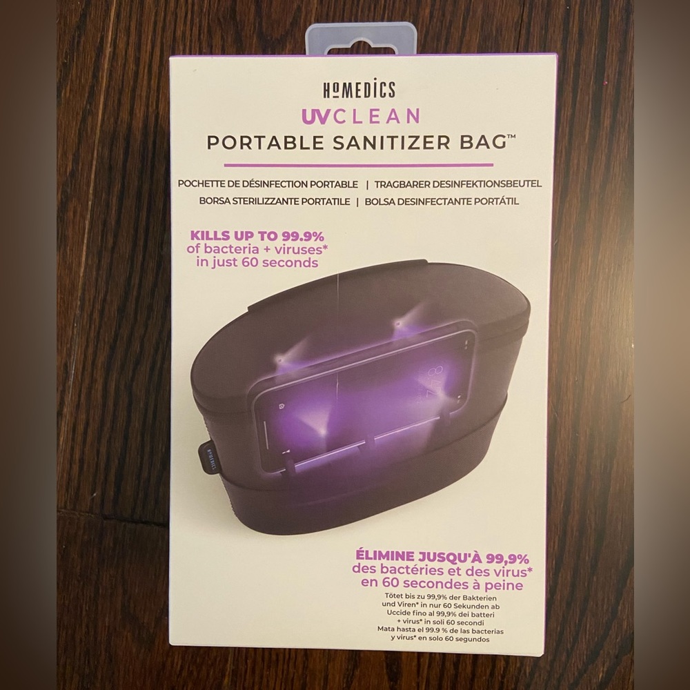 Homedics UV Clean Portable Sanitizer Bag